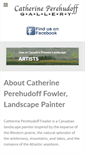 Mobile Screenshot of catherineperehudoff.com